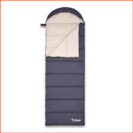 加厚四季露營睡袋 (2kg)(藍色) |便攜式戶外露營保暖睡袋罩 |旅行睡袋被 (尺寸: 210x73 cm)