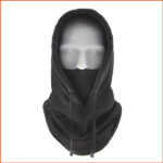 防寒加厚頭罩一體式口罩 (黑色)