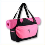 瑜珈包-健身包-運動包-游泳包 (粉紅色)