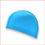 泳帽(藍色色) 男女通用_彈力布料 游泳 泡溫泉