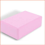 瑜伽磚 (粉紅色) 高密度 彈性 舒適 ︳瑜珈磚 (23x15x7.5厘米)