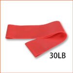 瑜珈彈性拉力帶 彈力帶 伸展帶 阻力帶 (紅色 30磅)