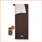 睡袋成人防寒保暖加厚單人-適合溫度15度 (啡色, 205x85cm)