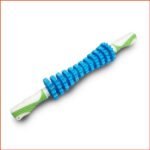 肌肉滾軸棒，運動員按摩棒，後腿肌肉按摩器（減輕疼痛，鬆緊和舒緩抽筋）(藍色)